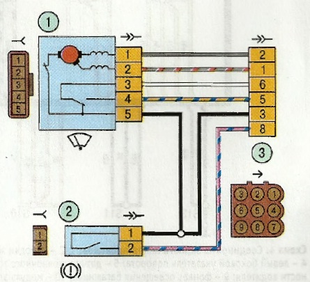Схема жгута короба воздухопритока Лада Гранта